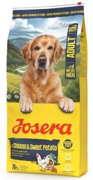 Сухий беззерновий корм для дорослих собак JOSERA Chicken & Sweet Potato Adult All Sizes (Nature Energetic) 12,5 кг 50014820 фото