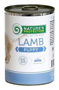 Вологий корм для цуценят всіх порід з ягнятиною Nature's Protection Puppy Lamb 800 г KIK24631 фото