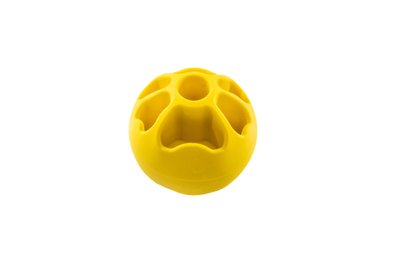 FIBOO Іграшка для собак Snack fibooll, жовта, D 6.5 см FIB0083 фото