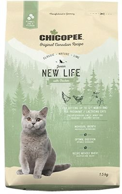 Сухий корм Chicopee CNL NEW LIFE для кошенят та вагітних кішок 1,5 кг 017916 фото