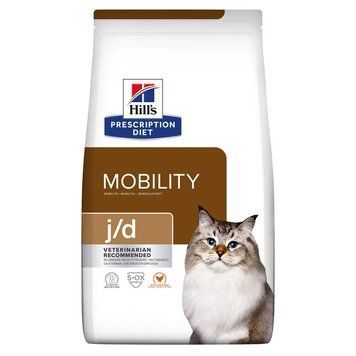 Сухий дієтичний корм для котів Hill&rsquo;s Prescription Diet j/d для підтримання здоров&rsquo;я суглобів, з куркою, 3 кг 606156 фото