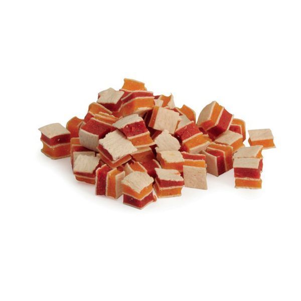 Ласощі для собак М'ясні кубики з качкою, гарбузом та тріскою 1,3x1,3x2 см 80 г, CAMON AE510 фото