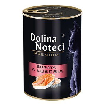 Влажный корм для кошек Dolina Noteci Premium мясные кусочки в соусе с лососем, 400 г DN 400 (732) фото