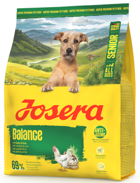 Сухой корм для пожилых и спокойных собак JOSERA Balance Senior All Sizes 900 г 50014800 фото