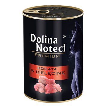 Влажный корм для кошек Dolina Noteci Premium мясные кусочки в соусе с телятиной, 400 г DN 400 (725) фото