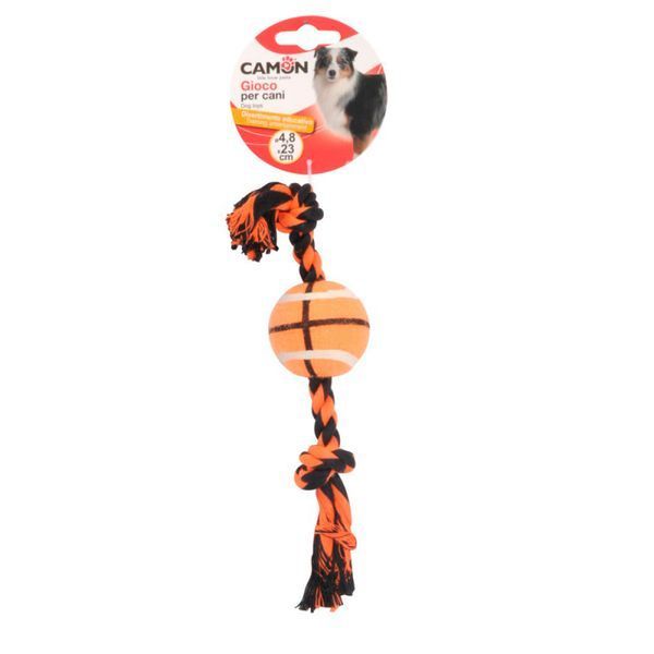 Игрушка для собак Канат грейфер с мячом 4,3 см-23 см, CAMON AD116 фото
