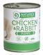 Влажный корм для щенков всех пород с курицей и кроликом Nature's Protection Puppy chicken & rabbit 400г KIK45090 фото 1