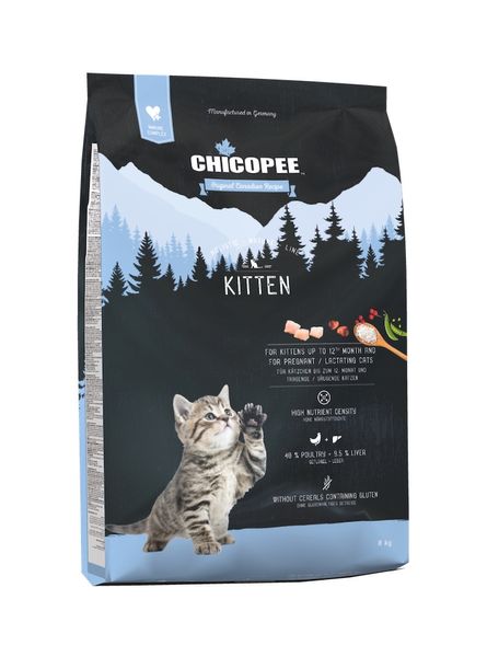 Сухой корм Chicopee HNL KITTEN для котят, беременных или кормящих кошек 8 кг 020718 фото