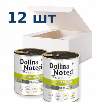 Вологий корм для собак Dolina Noteci Premium з гускою та картоплею, 800 г * 12 шт DN 800 (069)_box фото