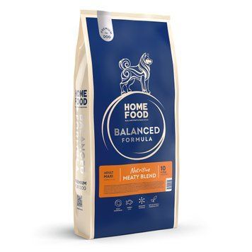 Сухий корм HOME FOOD ля дорослих собак великих порід "М&rsquo;ясне асорті" Nutritive Balanced Formula, 10 кг 1367102 фото