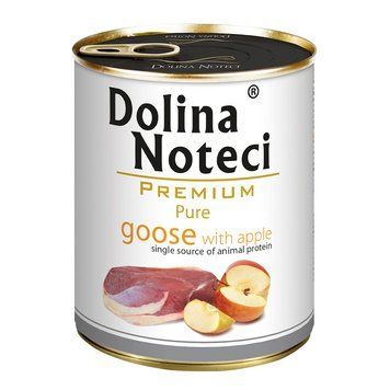 Вологий корм для собак, схильних до алергії Dolina Noteci Premium Pure з гускою та яблуком, 800 г DN 800 (595) фото