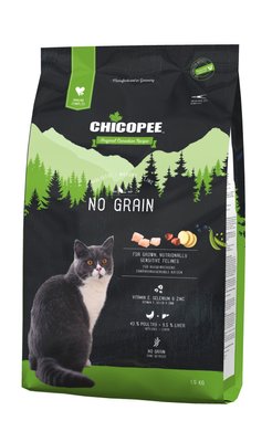Сухий корм для дорослих котів Chicopee HNL NO GRAIN беззерновой 1,5 кг 018128 фото