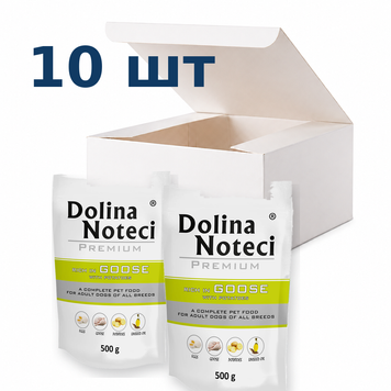 Влажный корм для собак Dolina Noteci Premium с гусем и картофелем, 500 г * 10 шт DN 500 (830)_box фото