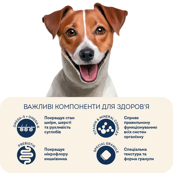Низькозерновий сухий корм HOME FOOD для активних дорослих собак і юніорів малих порід Ягнятина та рис Low-grain For active adult and junior 700 г 1047007 фото