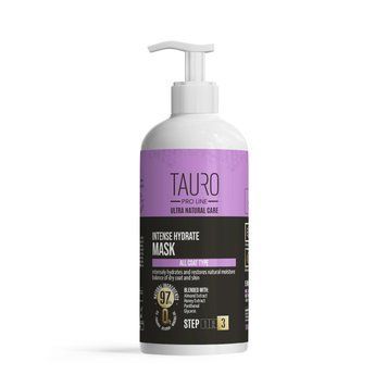 Інтенсивно зволожувальна маска для шкіри та шерсті собак і котів TAURO PRO LINE Ultra Natural Care Intense Hydrate Mask, 1000 мл TPL63596 фото