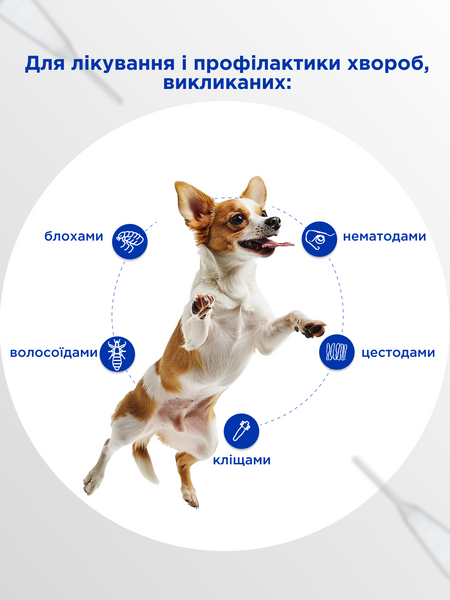 Селавет (Selavet) протипаразитні краплі для собак від 2,6 до 5,0 кг, 0,5 мл, MODES ЗС000391 фото