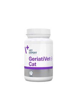 Комплекс вітамінів та мінералів для котів зрілого віку Vet Expert GeriatiVet Cat, 60 капс. 201637 фото