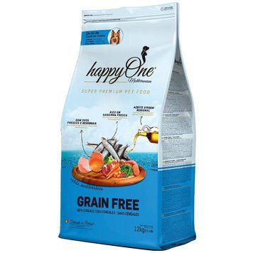 Беззерновий сухий корм happyOne для дорослих собак зі свіжою сардиною Mediterraneum Adult Dog Fresh Sardine 12кг 4776 фото