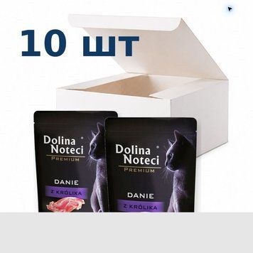 Влажный корм для кошек Dolina Noteci Premium Danie с кроликом, 85 г * 10 шт DN 85 (244)_box фото