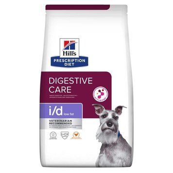 Сухий дієтичний корм для собак Hill&rsquo;s Prescription Diet i/d Low Fat Digestive Care для підтримання травлення зі зниженим вмістом жиру, з куркою, 12 кг 606430 фото