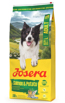 Сухой беззерновой корм для взрослых и собак в пожилом возрасте JOSERA Salmon & Potato Adult All Sizes (Lachs & Kartoffel) 12,5 кг 50014791 фото