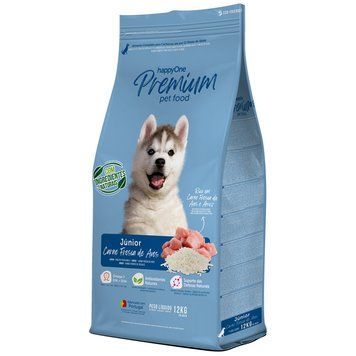 Сухий корм happyOne Premium Junior Fresh Meat для цуценят до 12 місяців зі свіжим м'ясом 12кг 4799 фото