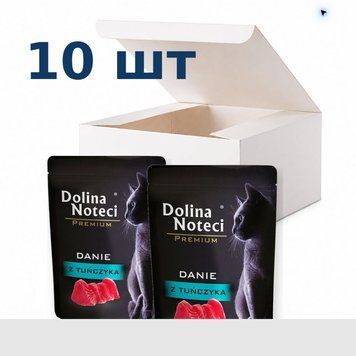 Влажный корм для кошек Dolina Noteci Premium Danie с тунцом, 85 г * 10 шт DN 85 (237)_box фото