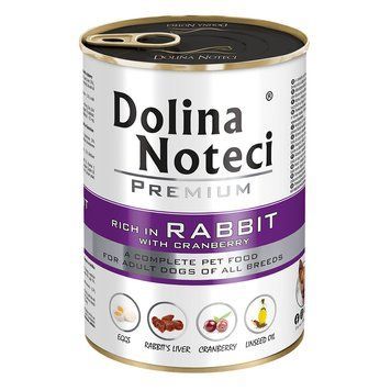 Влажный корм для собак Dolina Noteci Premium с кроликом и клюквой, 400 г DN 400 (793) фото