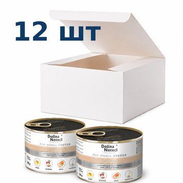Влажный корм для собак мелких пород Dolina Noteci Premium с гусем, картофелем и яблоком, 185 г * 12 шт DN 185 (458)_box фото