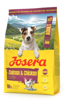 Сухой корм для взрослых привередливых собак малых пород JOSERA Mini Salmon & Chicken 3 кг 50014951 фото