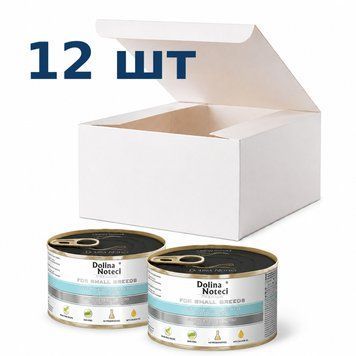 Влажный корм для собак мелких пород Dolina Noteci Premium с телятиной, помидорами и лапшой, 185 г * 12 шт DN 185 (434)_box фото