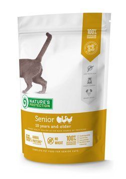 Сухой корм для пожилых кошек Nature's Protection Senior 400g NPS45781 фото