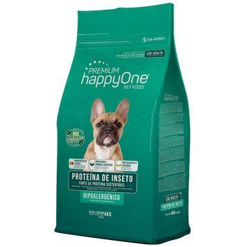 Гіпоалергенний сухий корм happyOne з протеїном комах Premium Adult Dog Insect Protein 4кг 4913 фото