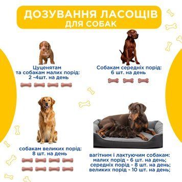 Вітамінізовані ласощі MODES Joy Dog для собак з куркою та яловичиною, 70 шт. ЗС000325 фото