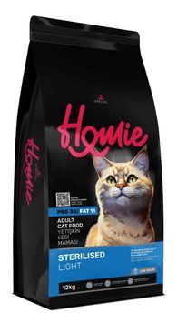 Сухой низкозерновой корм Homie Special Cat Adult Sterilised & Light Chicken Low Grain с курицей для стерилизованных взрослых кошек, 12 кг 378164 фото
