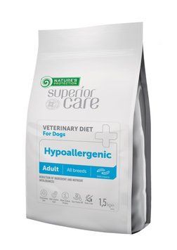 Ветеринарний дієтичний гіпоалергенний корм для собак NP Superior Care Veterinary Diet Hypoallergenic Insect Adult All Breed Dogs з білком комах, 1,5кг NPSCVET47578 фото