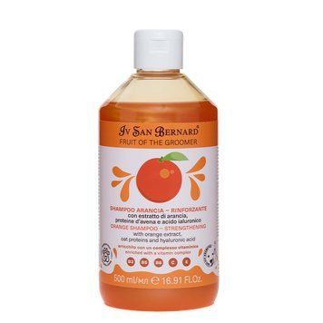 Шампунь укрепляющий для кошек и собак Orange Iv San Bernard, с экстрактом апельсина и протеинами овса, 500 мл 5254 фото