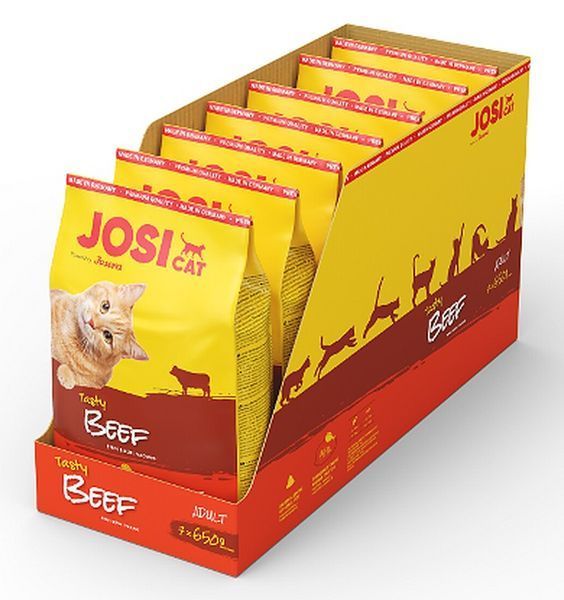 Сухий корм JosiCat Tasty Beef 650 г*7 50009045*7 фото