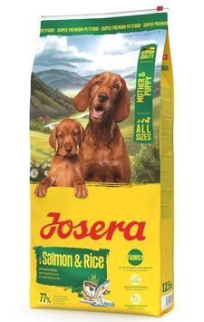Сухий корм для сук та цуценят JOSERA Mother & Puppy Salmon & Rice All Sizes (Family Plus) 12,5 кг 50014778 фото