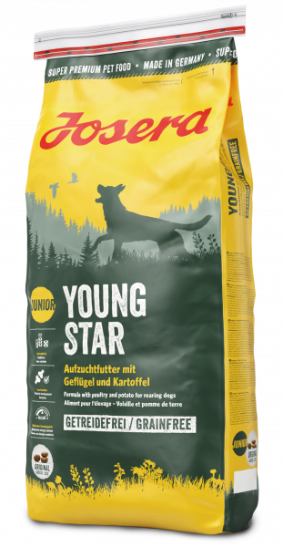 Сухий беззерновой корм для цуценят та юніорів JOSERA YoungStar 15 кг 50006621 фото