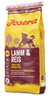 Сухий корм для собак з нормальною або зниженою потребою в енергії JOSERA Lamm & Reis 15 кг 50003278 фото