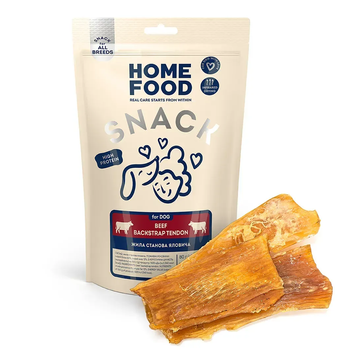 Ласощі для собак HOME FOOD Жила станова яловича, 80 г 1014008 фото