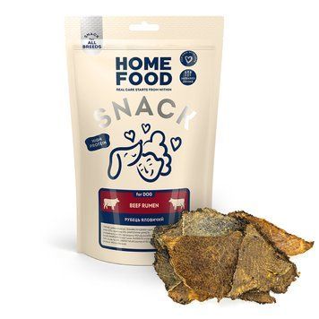 Ласощі для собак HOME FOOD Рубець яловичий For DOG 80 г 1024008 фото