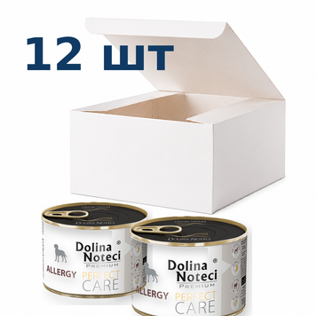 Влажный корм для собак с аллергией Dolina Noteci Premium PERFECT CARE Allergy, 185 г * 12 шт DN 185 (230)_box фото