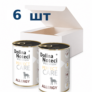 Вологий корм для собак з алергією Dolina Noteci Premium PERFECT CARE Allergy, 400 г * 6 шт DN 400 (292)-6 фото