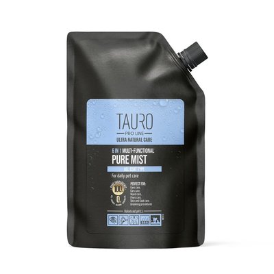 Багатофункціональний засіб для догляду за домашніми тваринами Tauro Pro Line Ultra Natural Care 6in1 Pure Mist 1000ml TPL63579 фото