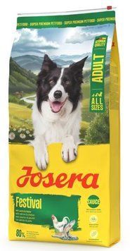 Сухий корм для дорослих вибагливих собак JOSERA Festival Adult All Sizes 12,5 кг 50014785 фото