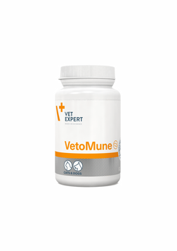 Засіб для підтримання імунітету у котів і собак Vet Expert VetoMune, 60 капс. 58600 фото