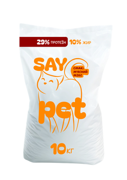 Сухий корм для дорослих котів SAY PET &laquo;М&rsquo;ясний мікс&raquo;, 10 кг mkf00010 фото