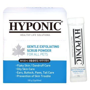 Нежный отшелушивающий скраб-порошок для собак и кошек Hyponic Gentle Exfoliating Scrub Powder, 100 г H3PW1GC0100NOKNN фото